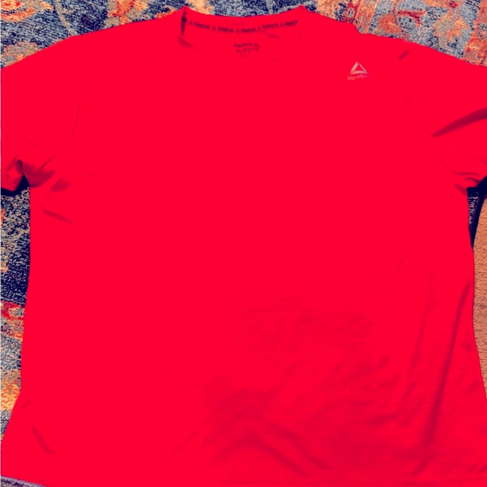 Reebok Red Short Sleeve Tee